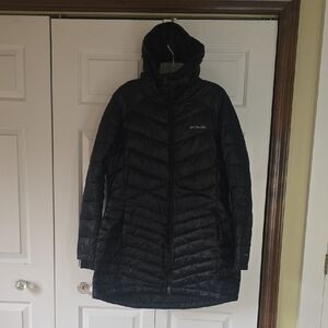 Columbia Omni Heat Women’s Black Hooded Puffer Coat